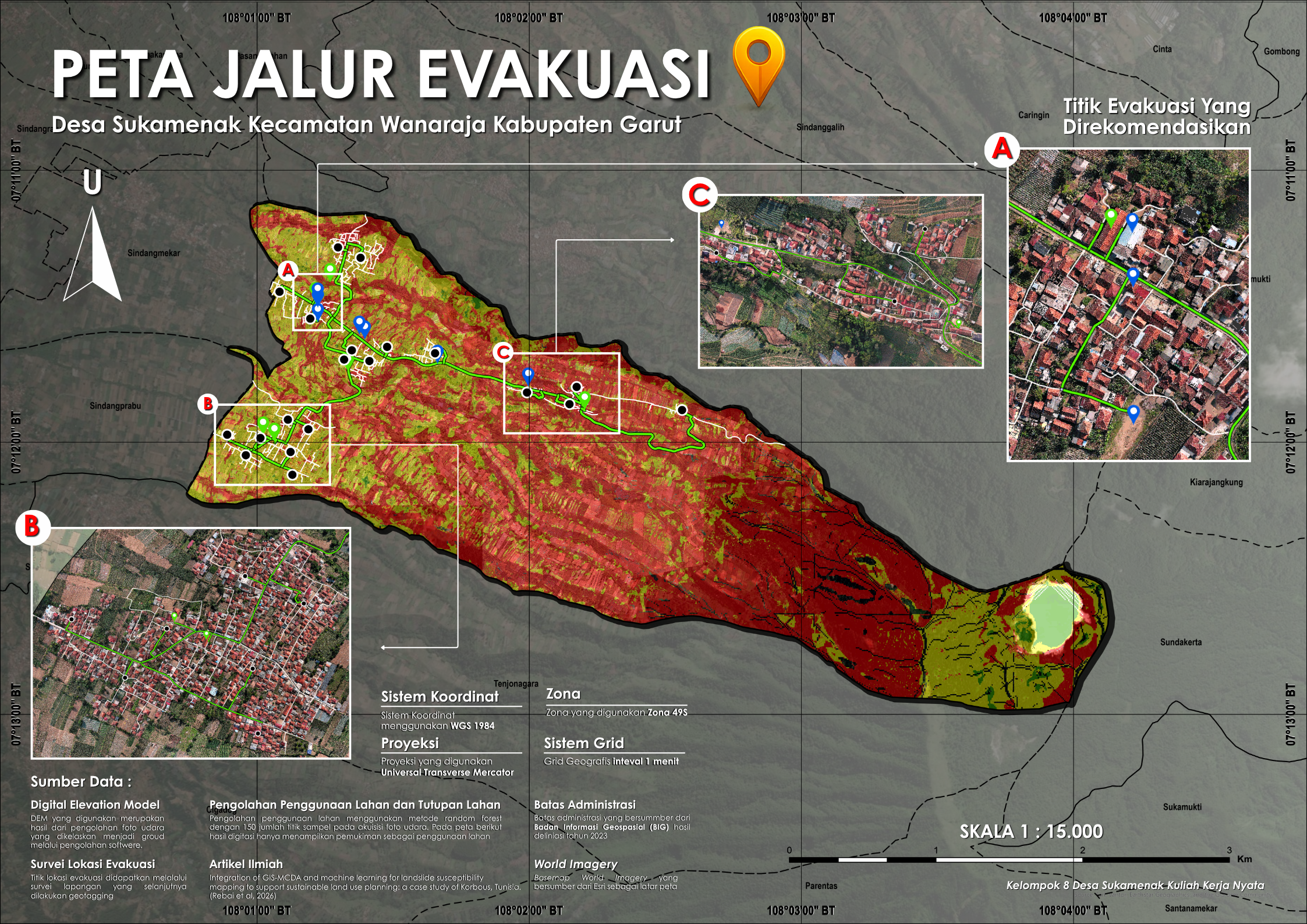 Peta Jalur Evakuasi