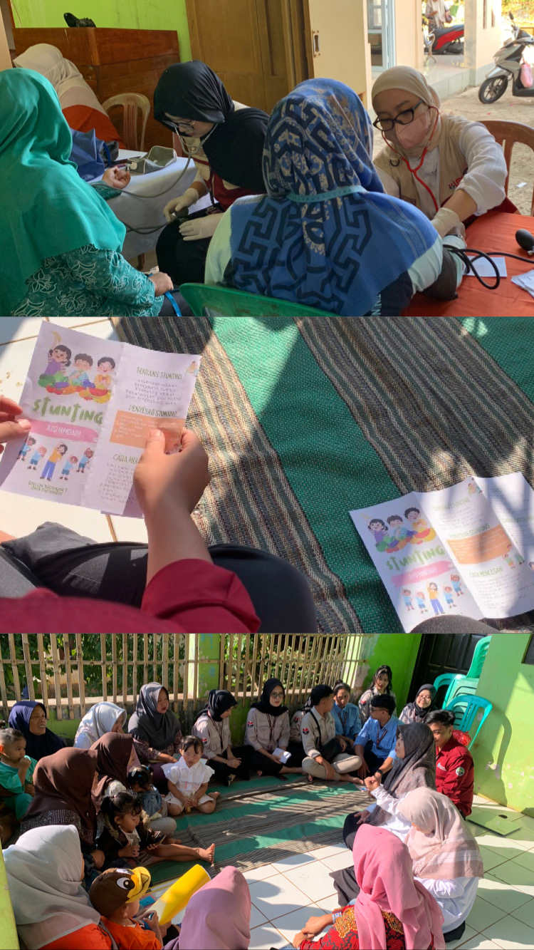 Edukasi PHBS telah dilaksanakan di beberapa sekolah dasar sehingga meningkatkan pengetahuan siswa mengenai perilaku hidup bersih dan sehat. Penyuluhan stunting kepada ibu balita di Posyandu berhasil meningkatkan pemahaman mengenai gizi seimbang, pencegahan stunting, dan pentingnya pemantauan tumbuh kembang anak.