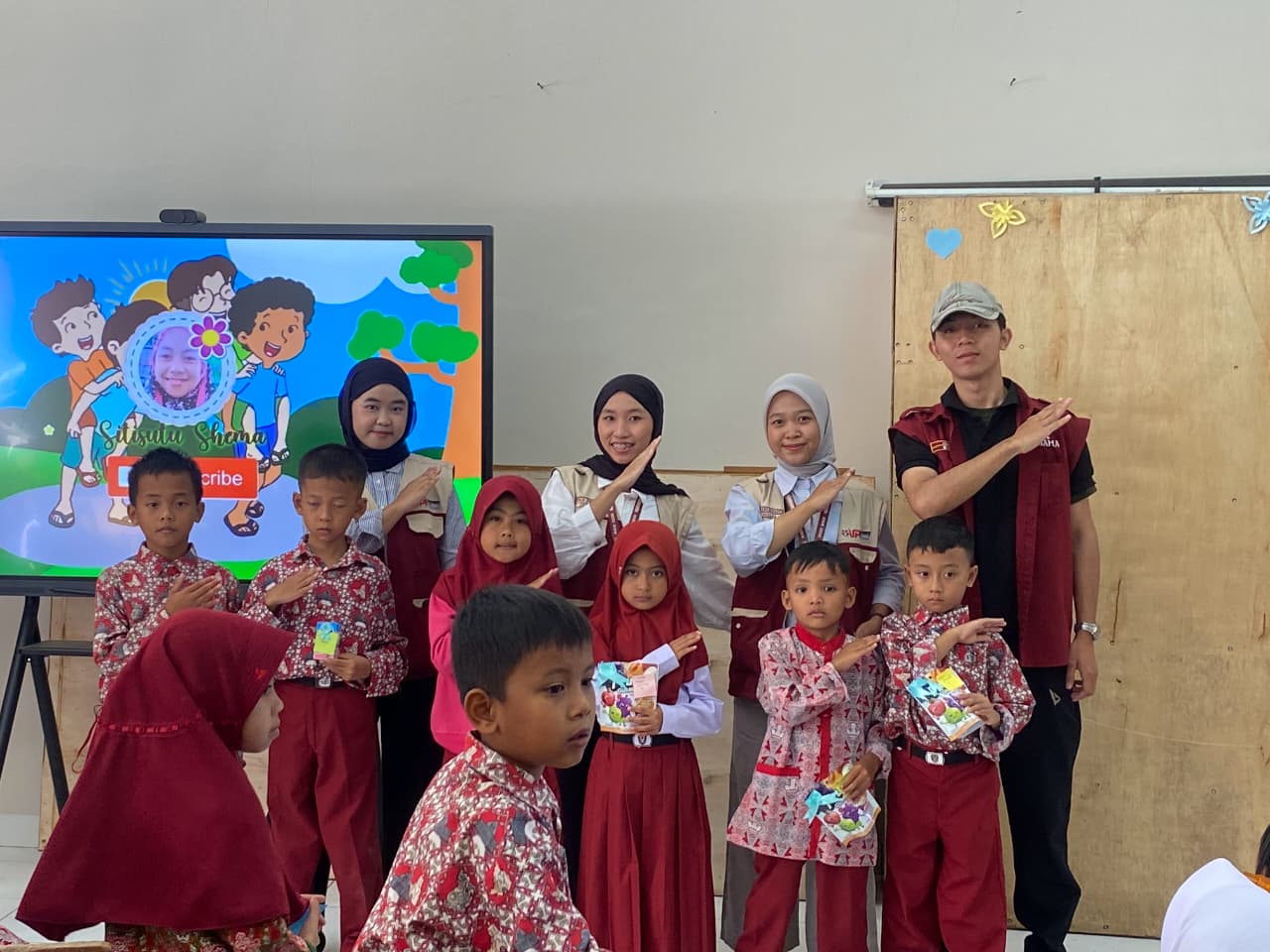 Foto dokumentasi Edukasi PHBS dan Stop Bullying bagi Siswa SD Nanggerang Kelas 1–3