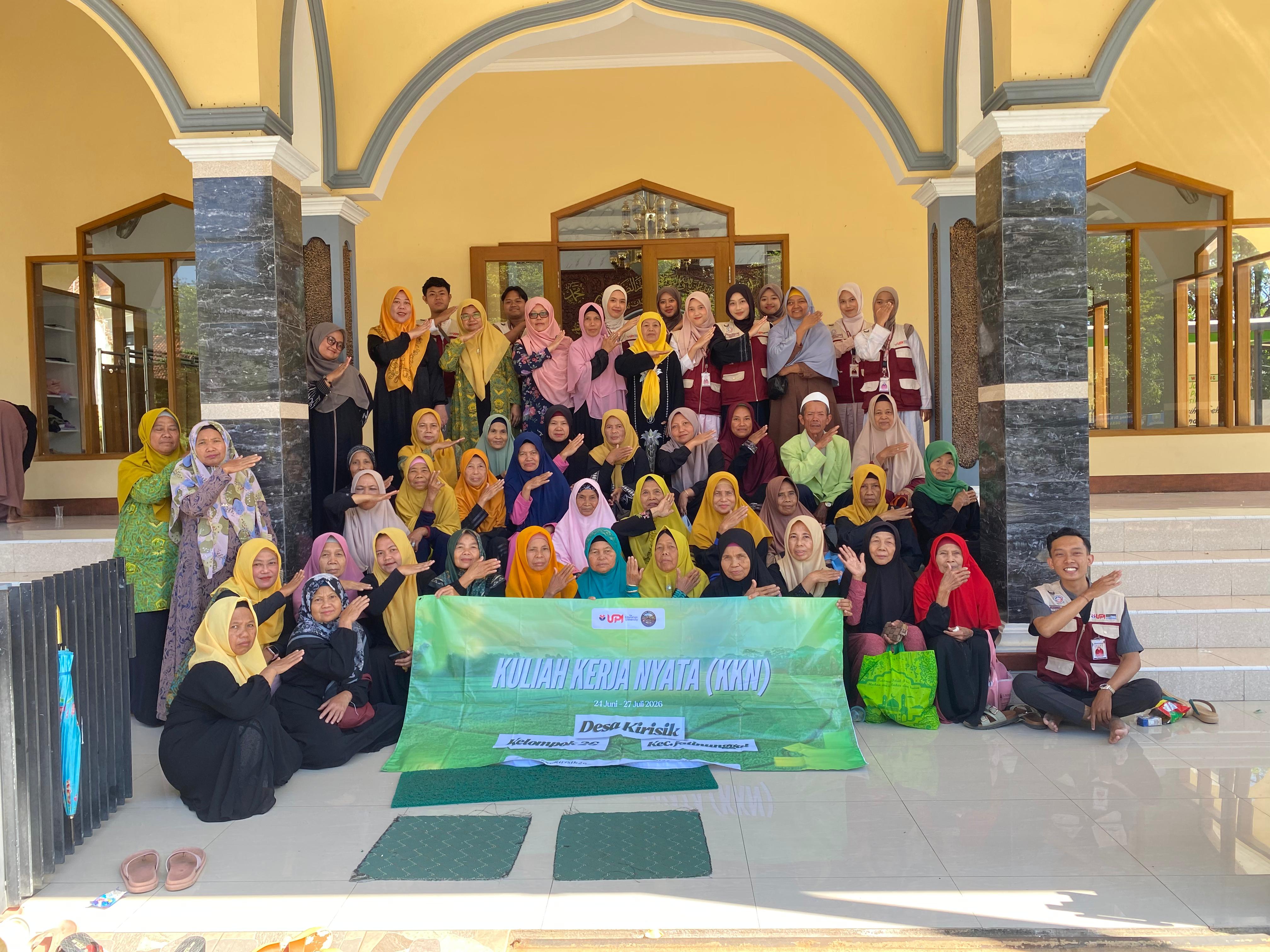 Foto dokumentasi Edukasi Pencegahan Hipertensi dan Sosialisasi Integrasi Pelayanan Kesehatan Primer (ILP) Desa Kirisik
